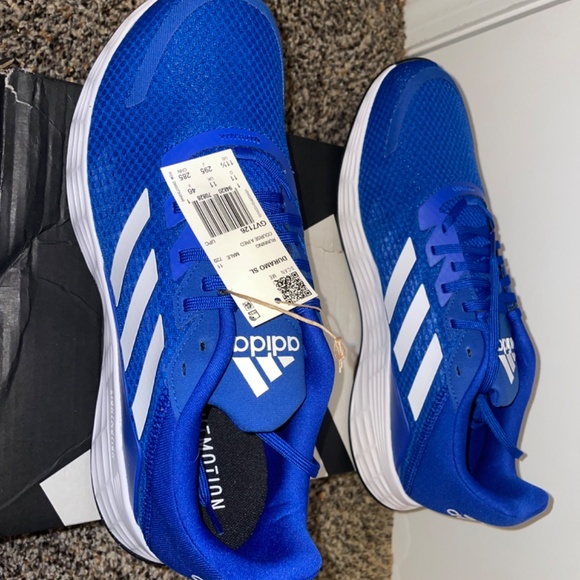 Adidas Duramo SL Blue Running Sneakers Athletic Size Mens 11.5 - Picture 4 of 9